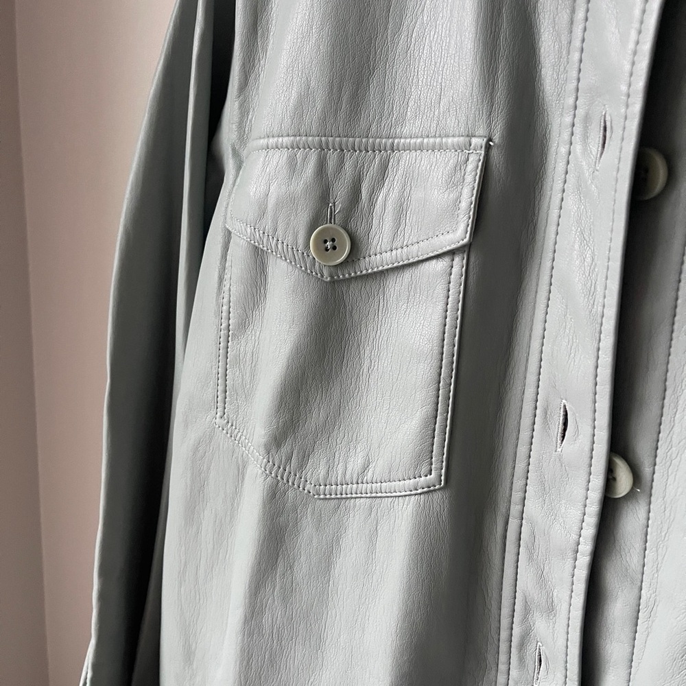 Wilfred Ghana Shirt Jacket Slate Grey Small NWT - Picture 6 of 8
